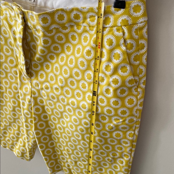 Yellow and White Patterned Shorts - Picture 8 of 10